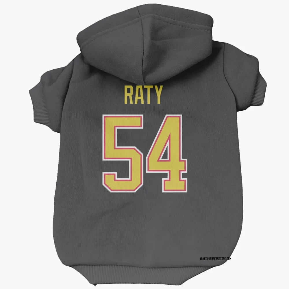 Vancouver Canucks Aatu Raty Black Pet Hoodie for Dog & Cat