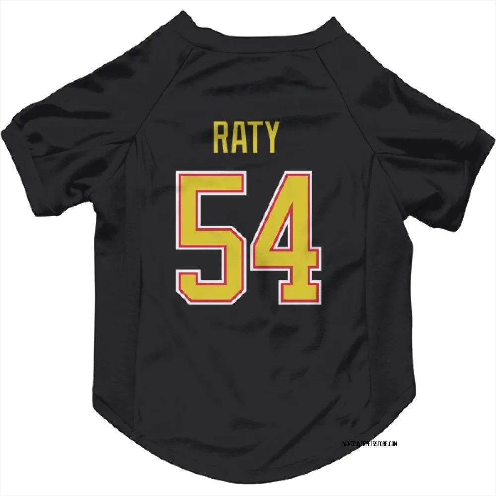 Vancouver Canucks Aatu Raty Black Pet Jersey for Dog & Cat