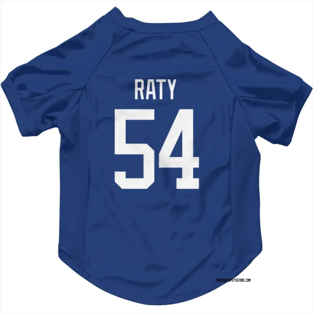 Vancouver Canucks Aatu Raty Blue Pet Jersey for Dog & Cat