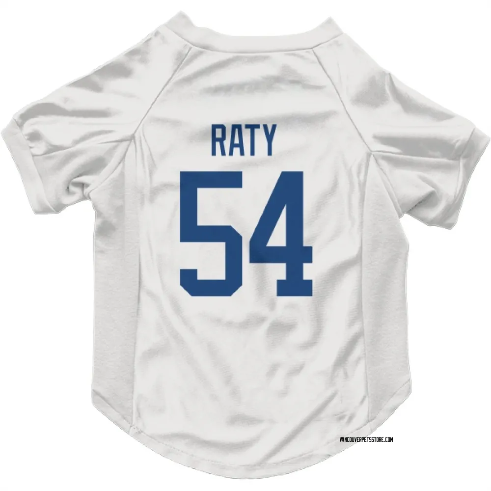 Vancouver Canucks Aatu Raty White Pet Jersey for Dog & Cat