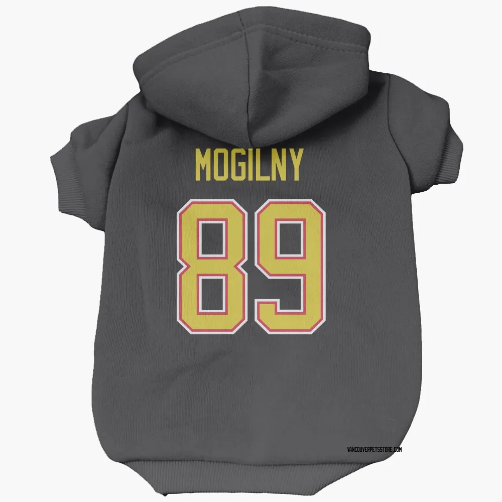 Vancouver Canucks Alexander Mogilny Black Pet Hoodie for Dog & Cat