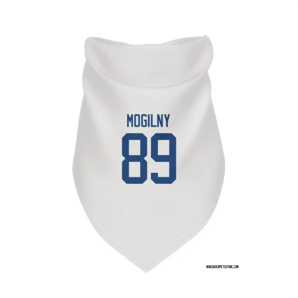 Vancouver Canucks Alexander Mogilny White Pet Bandana for Dog & Cat