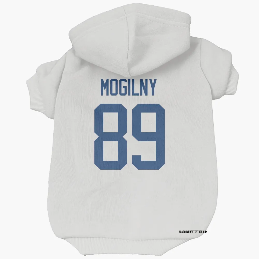 Vancouver Canucks Alexander Mogilny White Pet Hoodie for Dog & Cat
