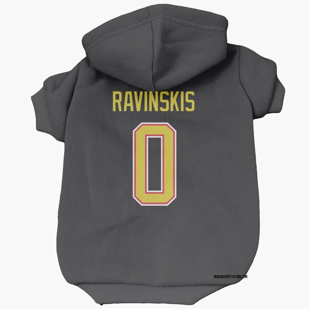 Vancouver Canucks Anri Ravinskis Black Pet Hoodie for Dog & Cat