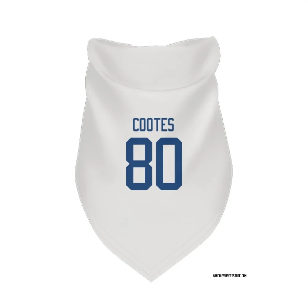 Vancouver Canucks Braeden Cootes White Pet Bandana for Dog & Cat