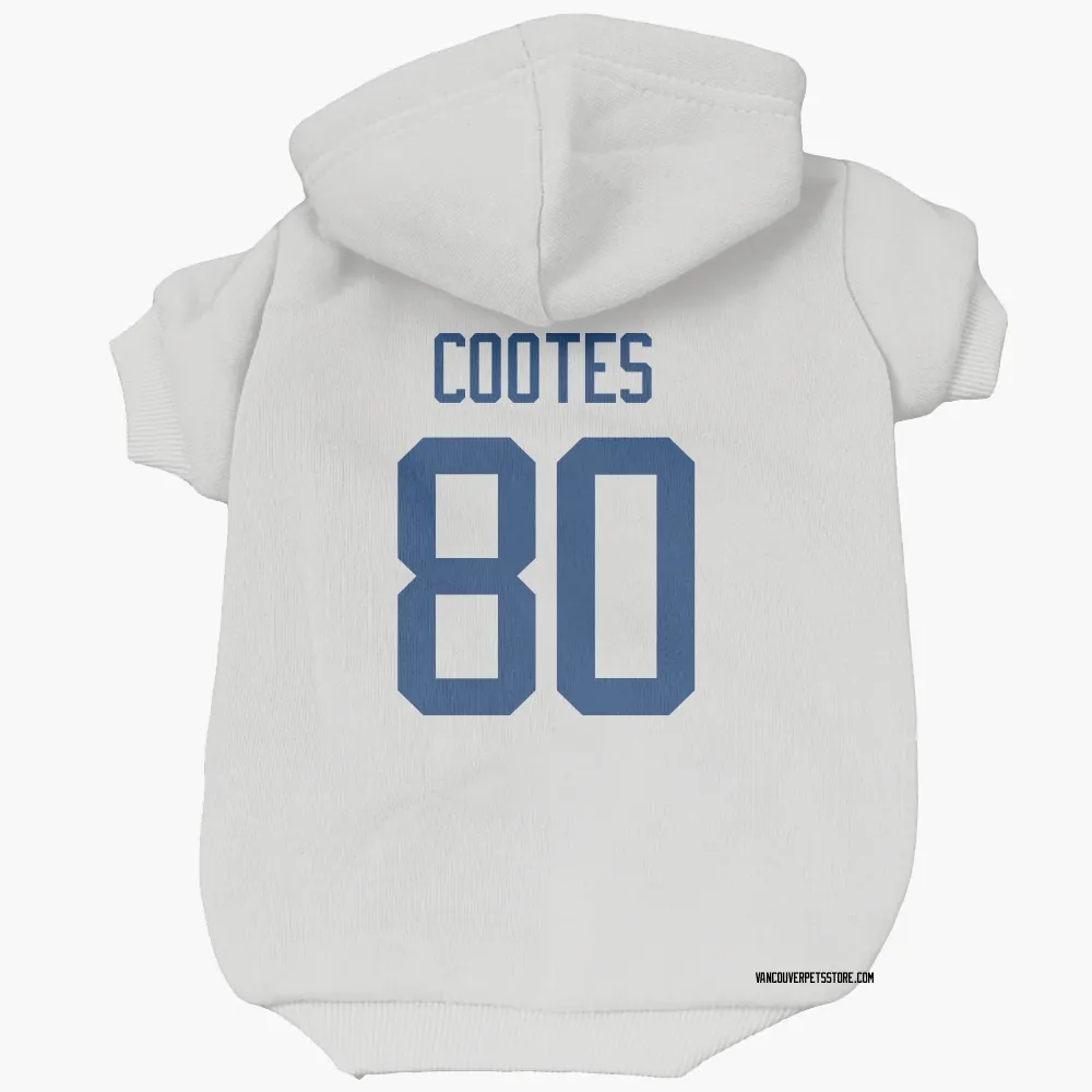Vancouver Canucks Braeden Cootes White Pet Hoodie for Dog & Cat