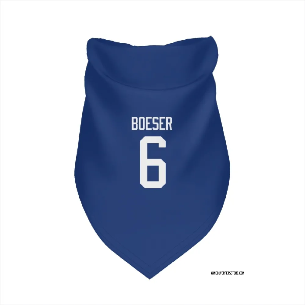 Vancouver Canucks Brock Boeser Blue Pet Bandana for Dog & Cat