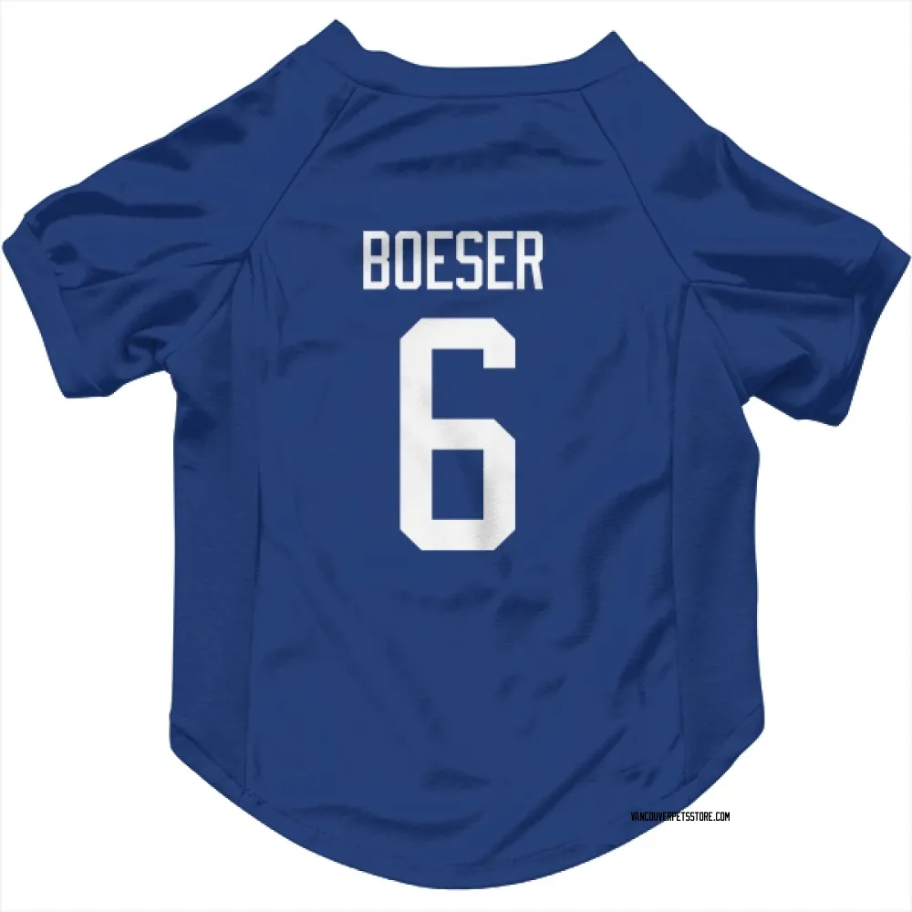 Vancouver Canucks Brock Boeser Blue Pet Jersey for Dog & Cat