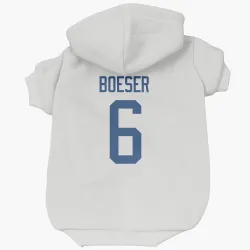 Vancouver Canucks Brock Boeser White Pet Hoodie for Dog & Cat