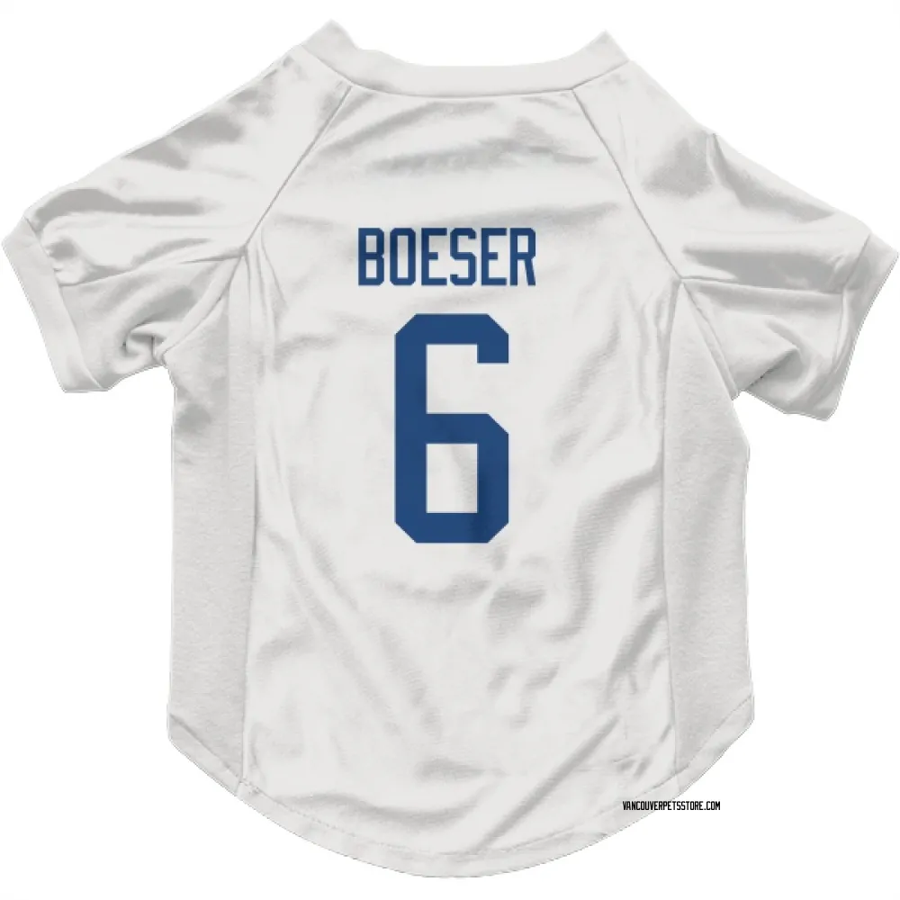 Vancouver Canucks Brock Boeser White Pet Jersey for Dog & Cat