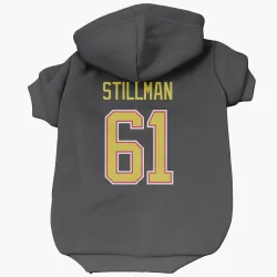 Vancouver Canucks Chase Stillman Black Pet Hoodie for Dog & Cat