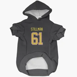 Vancouver Canucks Chase Stillman Black Pet Hoodie for Dog & Cat