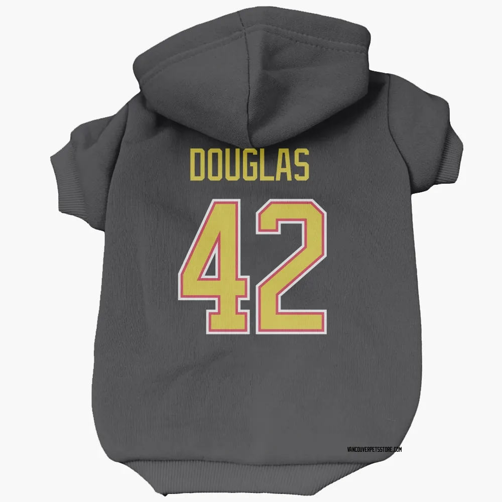Vancouver Canucks Curtis Douglas Black Pet Hoodie for Dog & Cat
