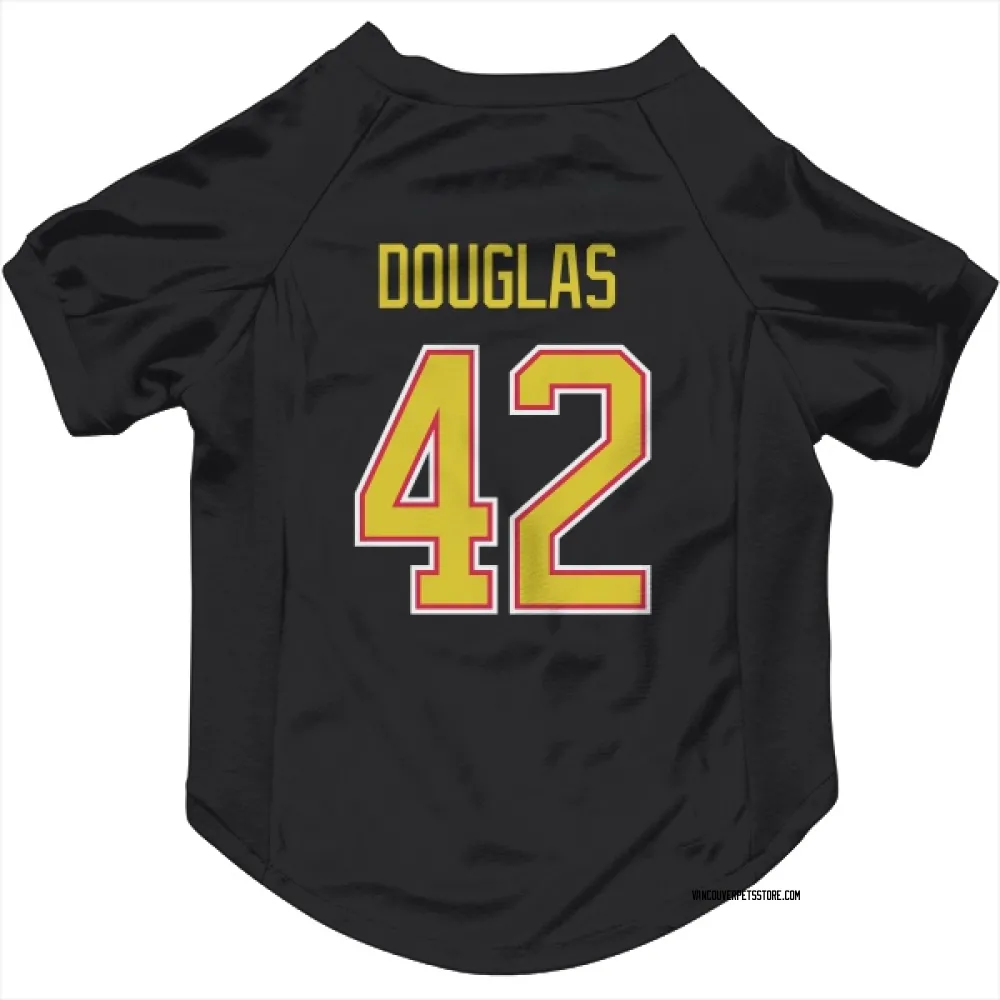 Vancouver Canucks Curtis Douglas Black Pet Jersey for Dog & Cat