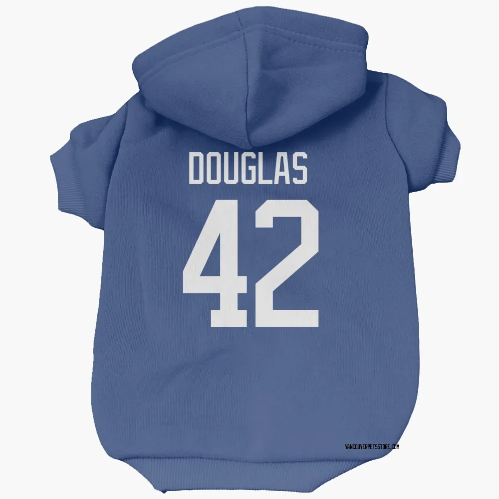 Vancouver Canucks Curtis Douglas Blue Pet Hoodie for Dog & Cat