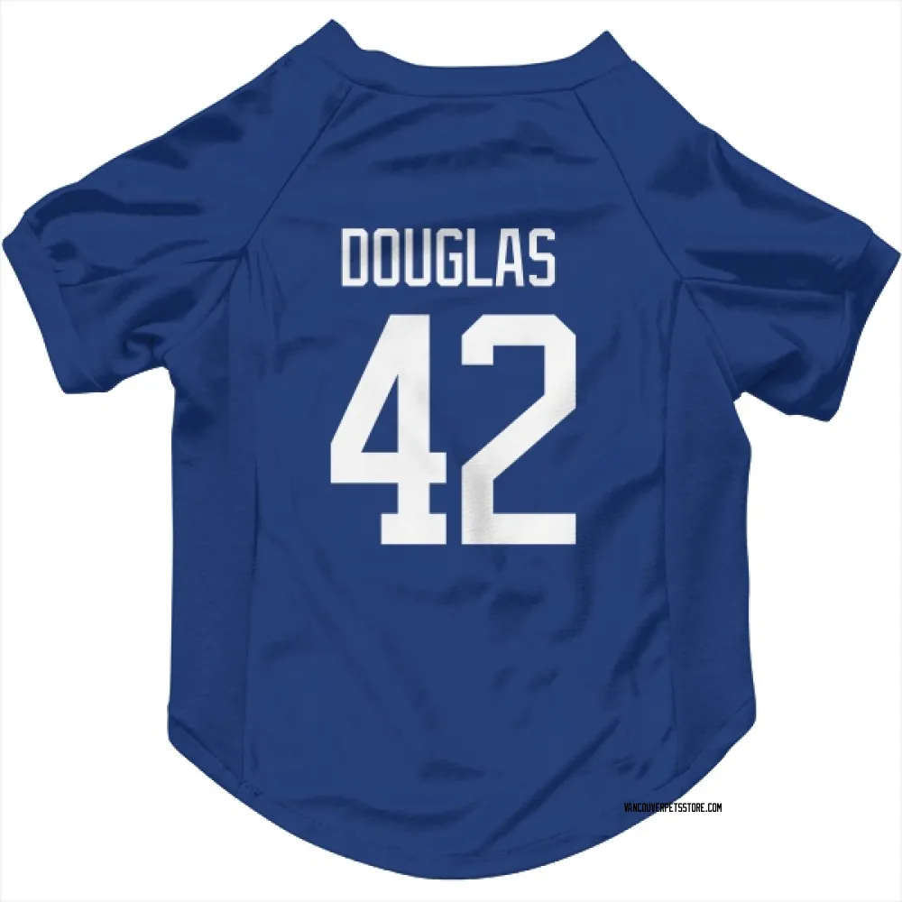 Vancouver Canucks Curtis Douglas Blue Pet Jersey for Dog & Cat