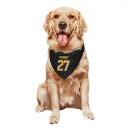 Vancouver Canucks Derek Forbort Black Pet Bandana for Dog & Cat