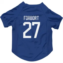 Vancouver Canucks Derek Forbort Blue Pet Jersey for Dog & Cat
