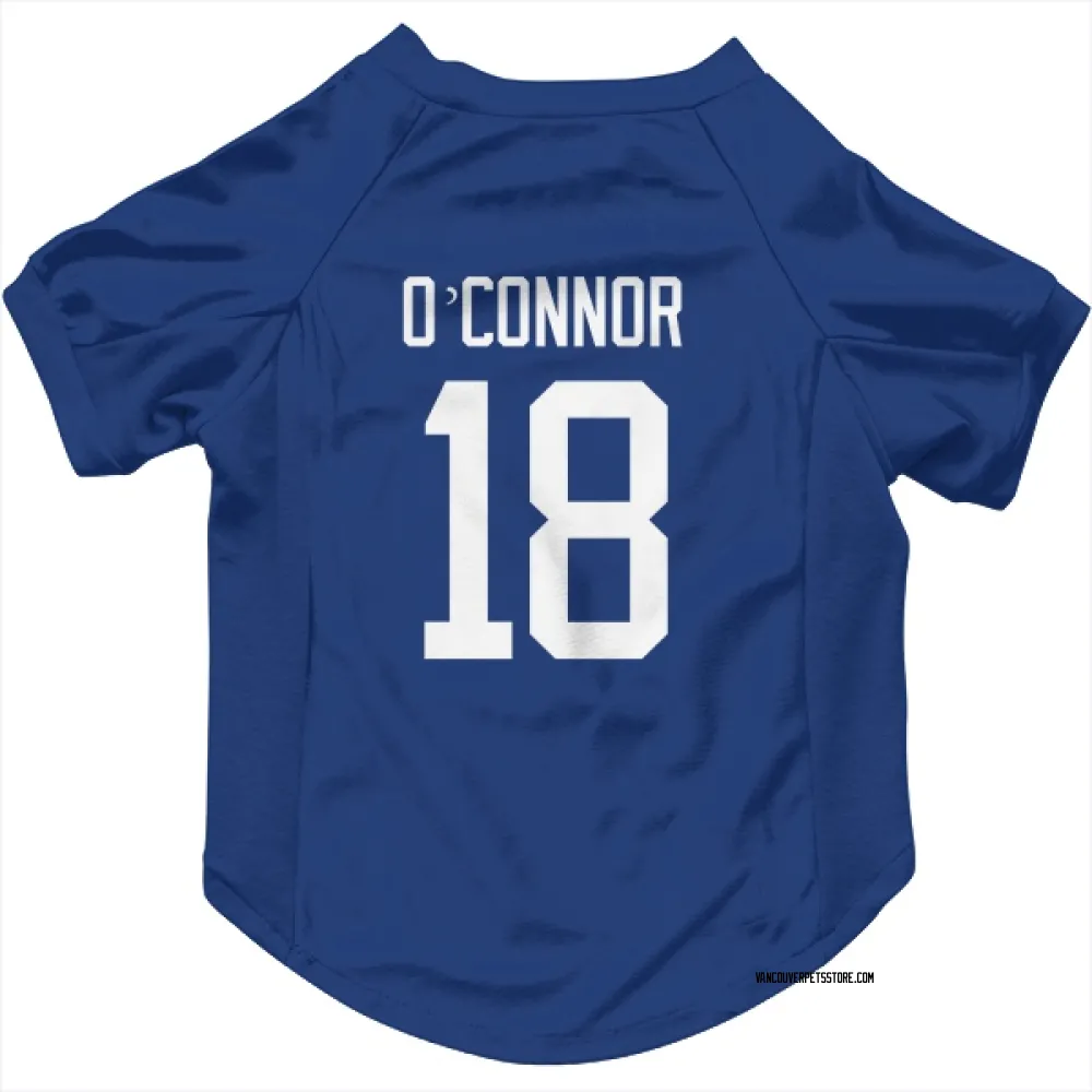 Vancouver Canucks Drew O'Connor Blue Pet Jersey for Dog & Cat