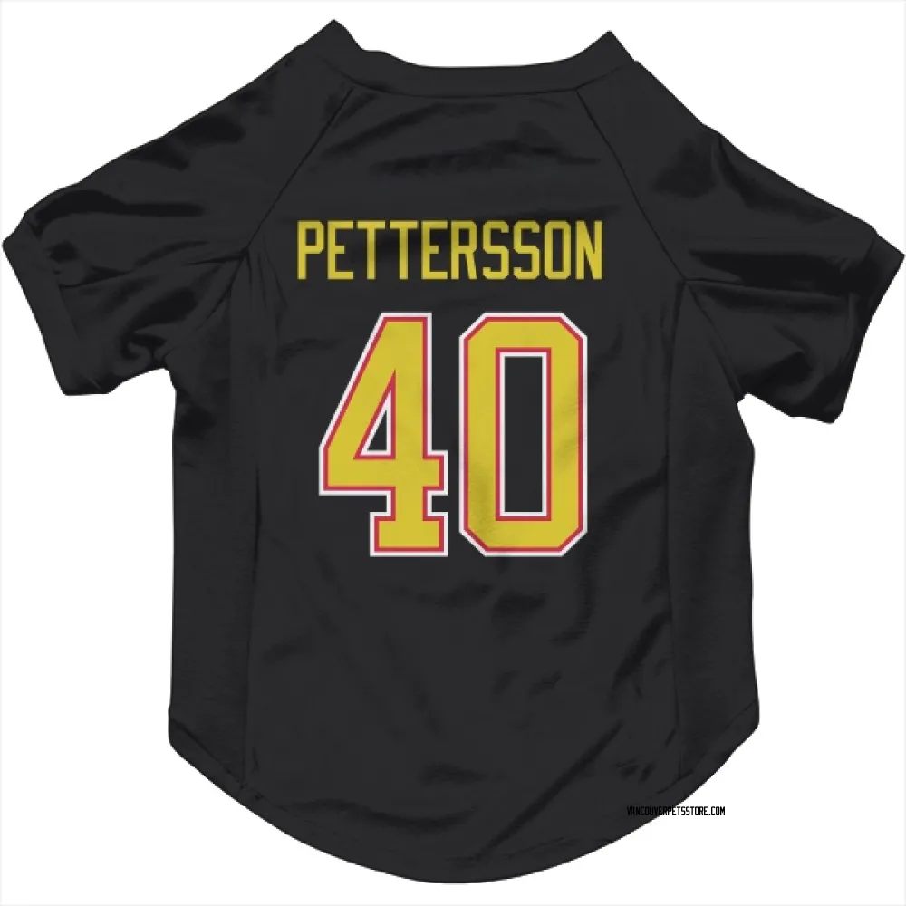 Vancouver Canucks Elias Pettersson Black Pet Jersey for Dog & Cat