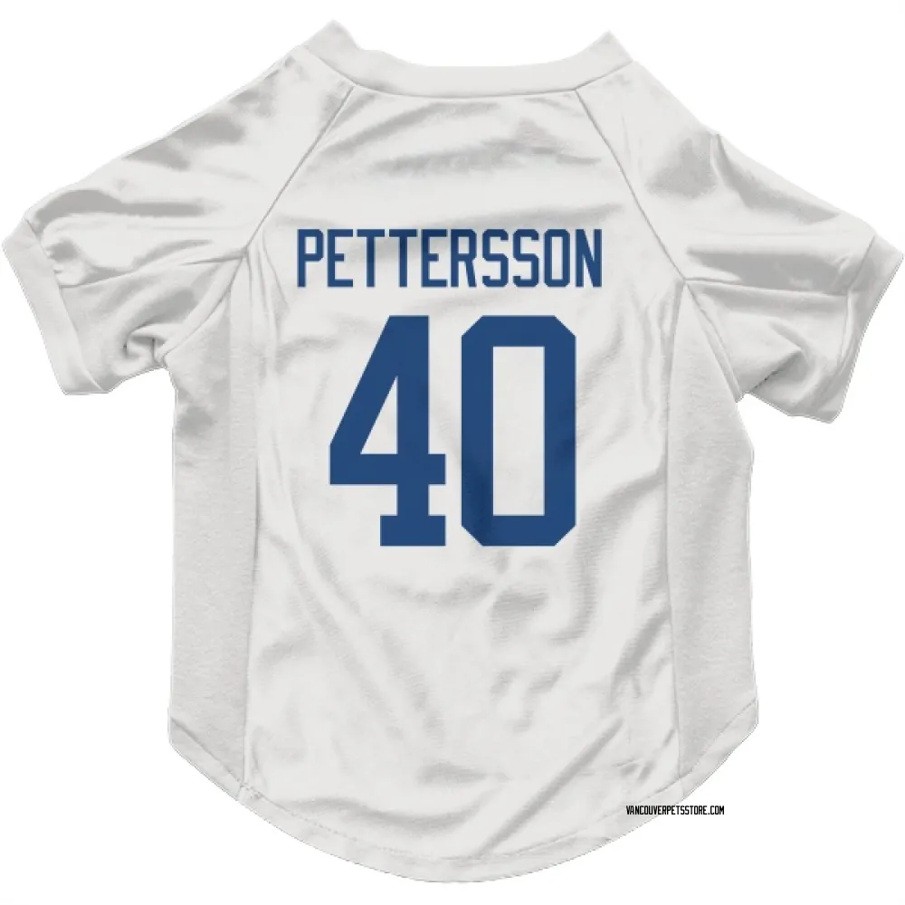 Vancouver Canucks Elias Pettersson White Pet Jersey for Dog & Cat