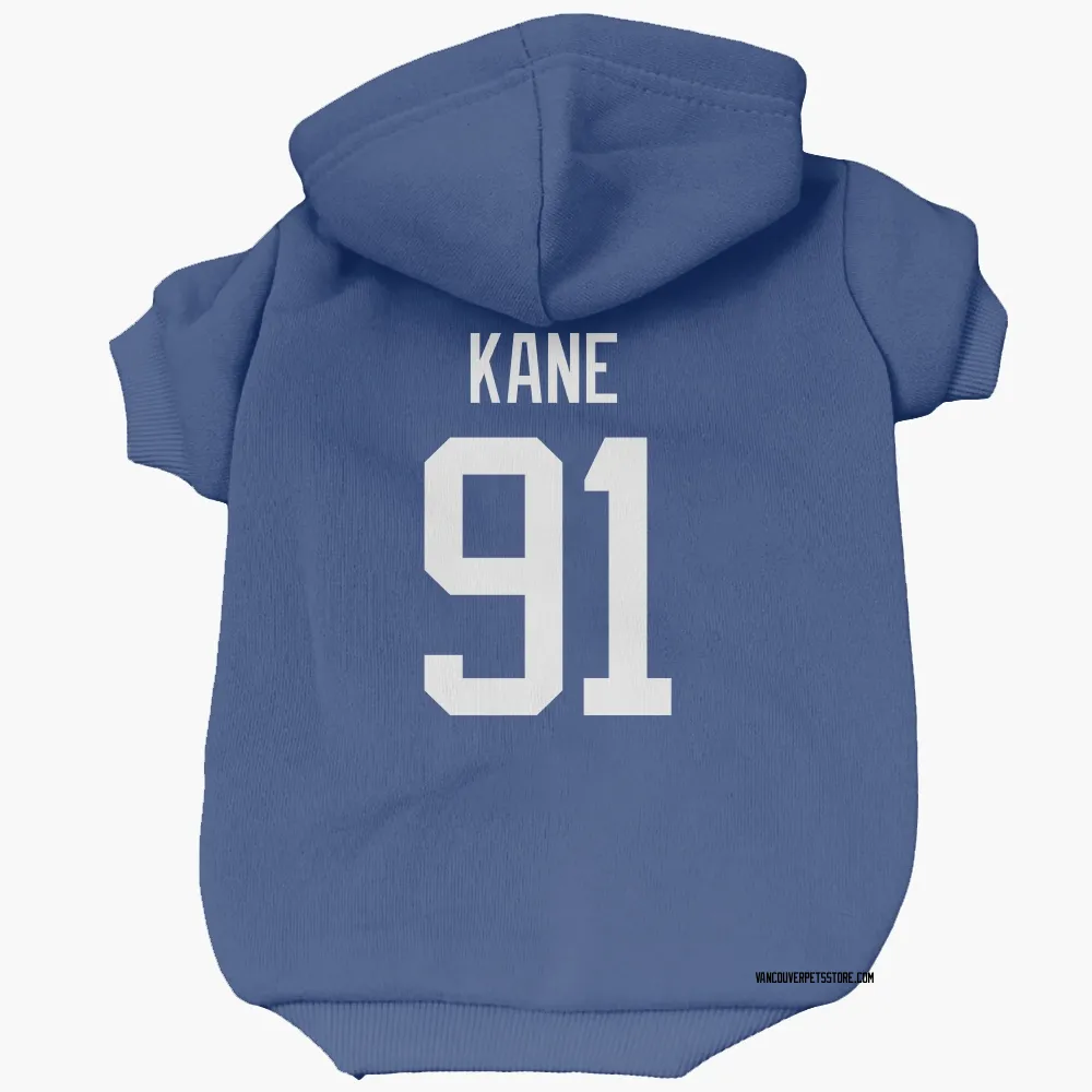 Vancouver Canucks Evander Kane Blue Pet Hoodie for Dog & Cat