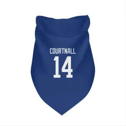 Vancouver Canucks Geoff Courtnall Blue Pet Bandana for Dog & Cat