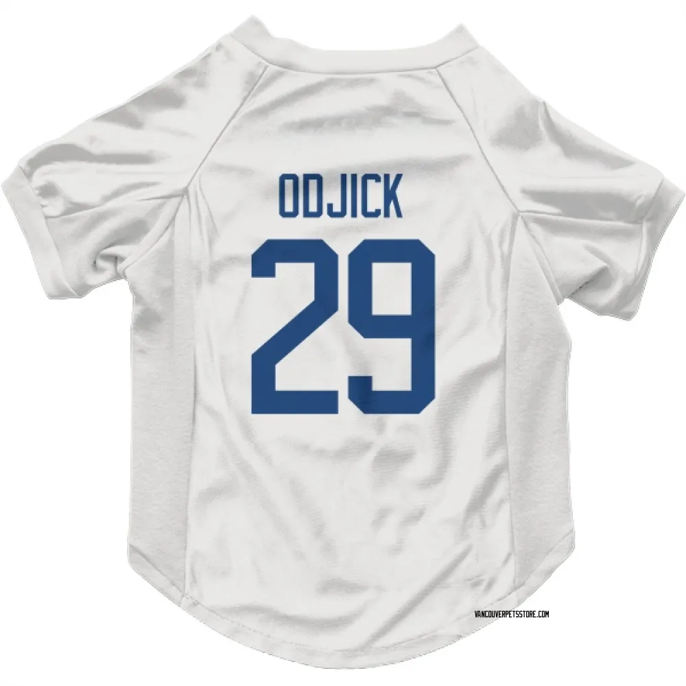 Vancouver Canucks Gino Odjick White Pet Jersey for Dog & Cat