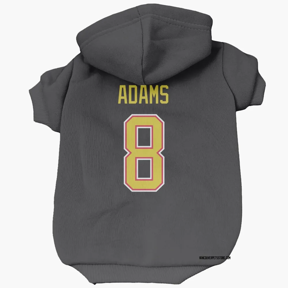 Vancouver Canucks Greg Adams Black Pet Hoodie for Dog & Cat