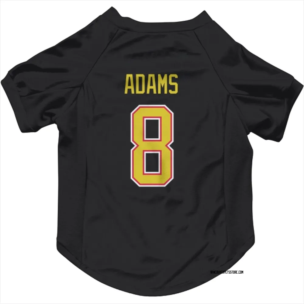 Vancouver Canucks Greg Adams Black Pet Jersey for Dog & Cat