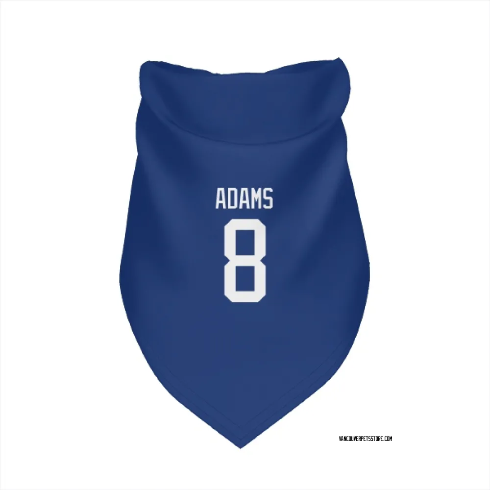 Vancouver Canucks Greg Adams Blue Pet Bandana for Dog & Cat