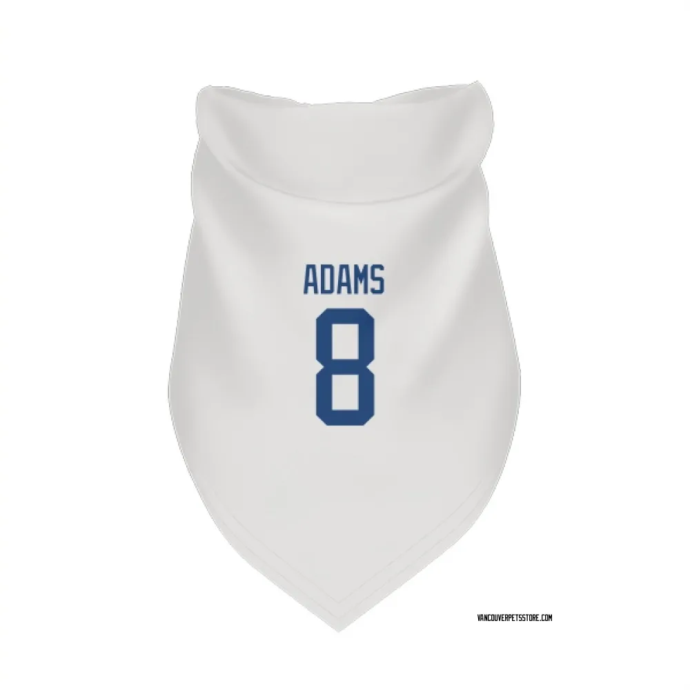 Vancouver Canucks Greg Adams White Pet Bandana for Dog & Cat