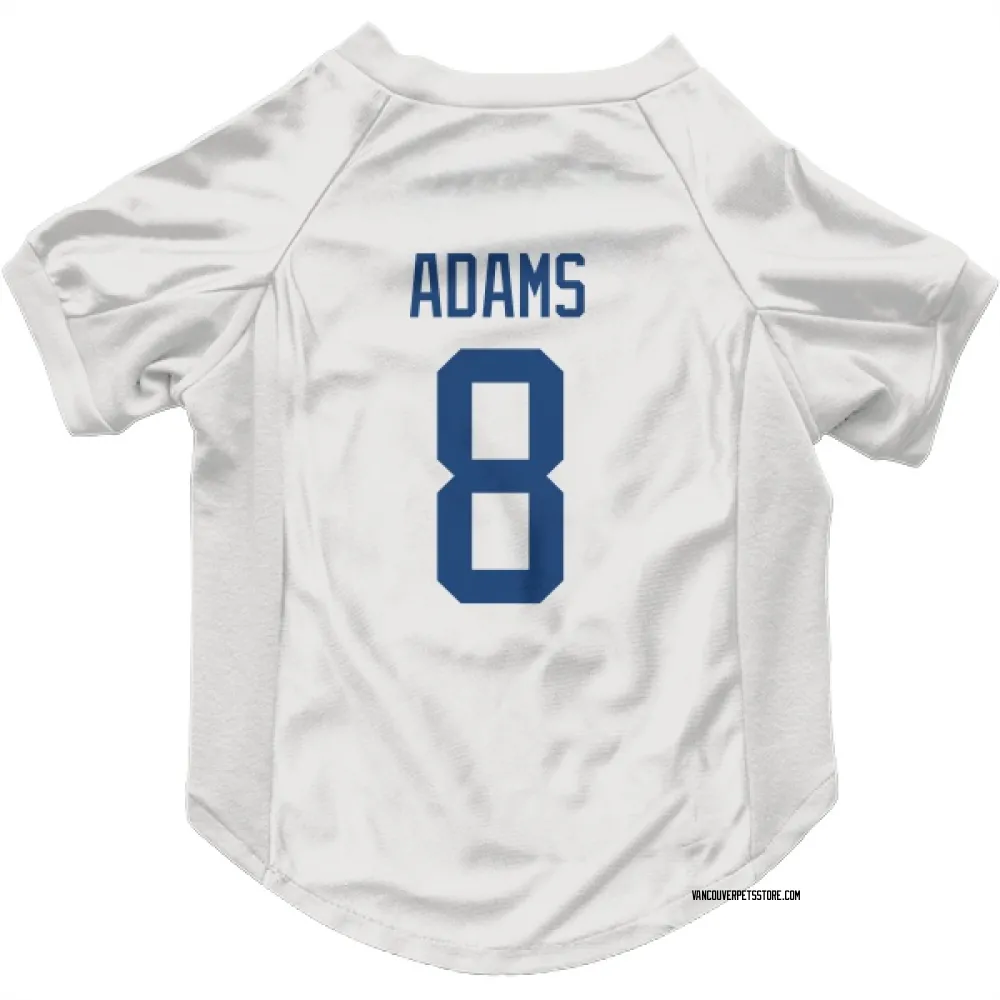 Vancouver Canucks Greg Adams White Pet Jersey for Dog & Cat