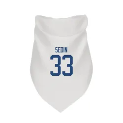 Vancouver Canucks Henrik Sedin White Pet Bandana for Dog & Cat