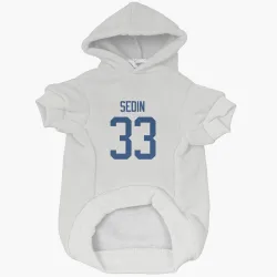 Vancouver Canucks Henrik Sedin White Pet Hoodie for Dog & Cat