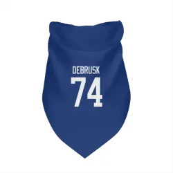 Vancouver Canucks Jake DeBrusk Blue Pet Bandana for Dog & Cat