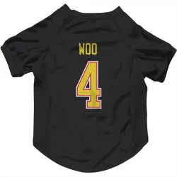 Vancouver Canucks Jett Woo Black Pet Jersey for Dog & Cat