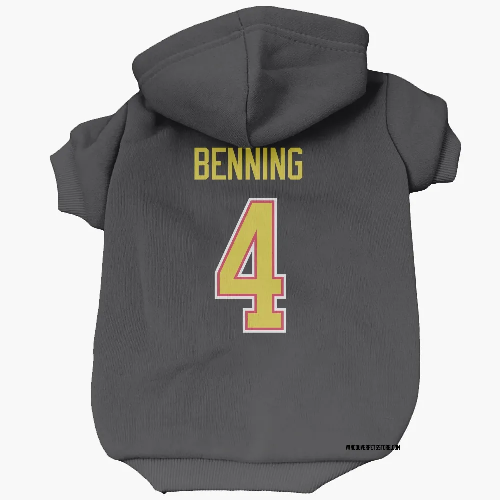 Vancouver Canucks Jim Benning Black Pet Hoodie for Dog & Cat