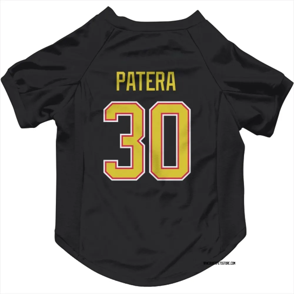 Vancouver Canucks Jiri Patera Black Pet Jersey for Dog & Cat