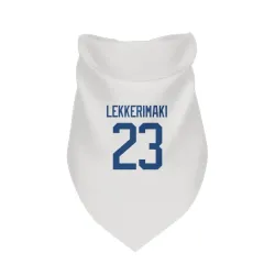 Vancouver Canucks Jonathan Lekkerimaki White Pet Bandana for Dog & Cat