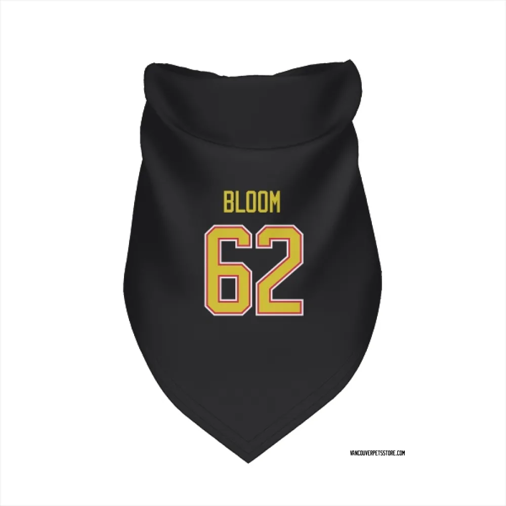 Vancouver Canucks Josh Bloom Black Pet Bandana for Dog & Cat