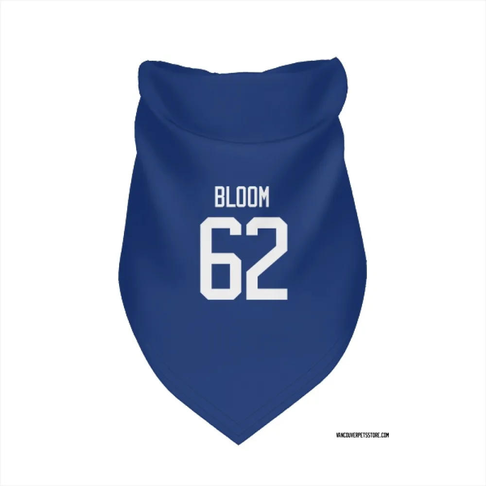 Vancouver Canucks Josh Bloom Blue Pet Bandana for Dog & Cat