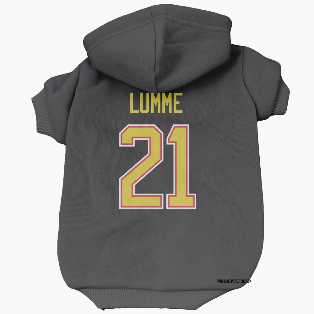 Vancouver Canucks Jyrki Lumme Black Pet Hoodie for Dog & Cat