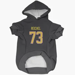 Vancouver Canucks Lukas Reichel Black Pet Hoodie for Dog & Cat