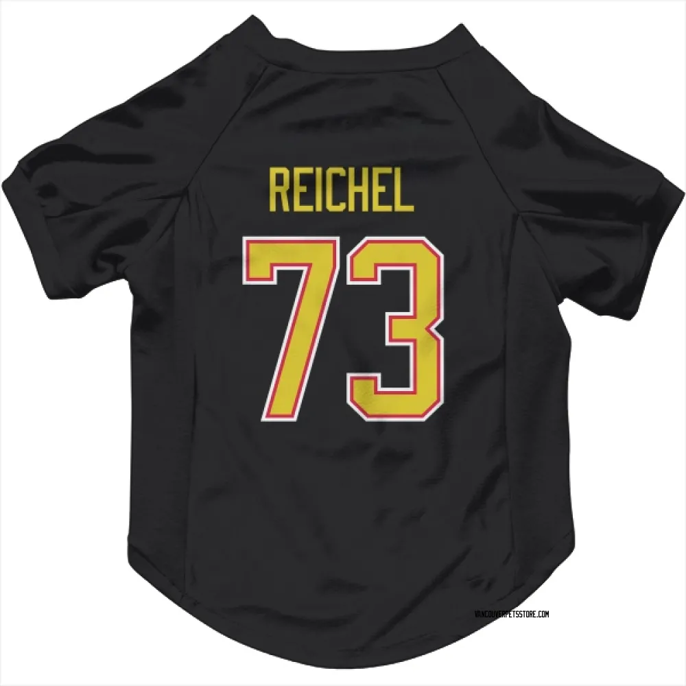 Vancouver Canucks Lukas Reichel Black Pet Jersey for Dog & Cat