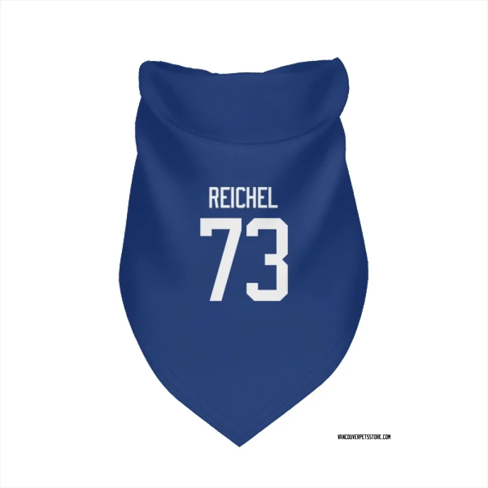 Vancouver Canucks Lukas Reichel Blue Pet Bandana for Dog & Cat