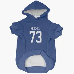 Vancouver Canucks Lukas Reichel Blue Pet Hoodie for Dog & Cat