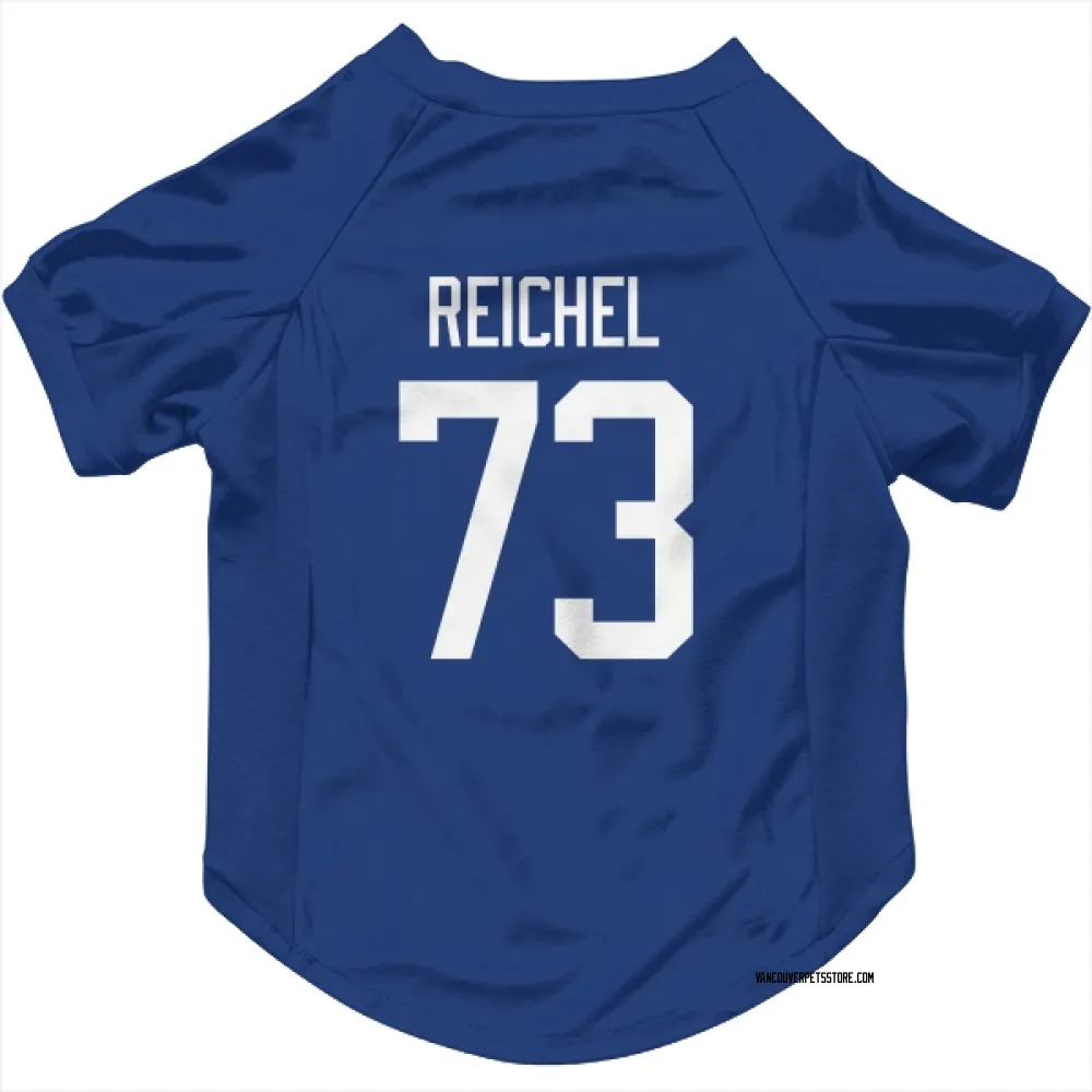 Vancouver Canucks Lukas Reichel Blue Pet Jersey for Dog & Cat