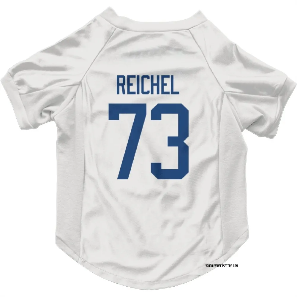 Vancouver Canucks Lukas Reichel White Pet Jersey for Dog & Cat