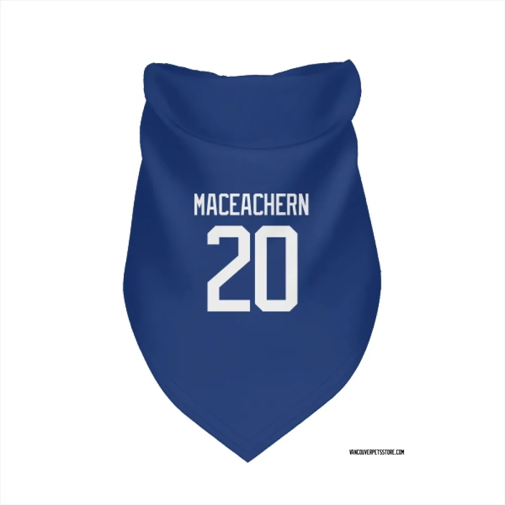 Vancouver Canucks Mackenzie MacEachern Blue Pet Bandana for Dog & Cat